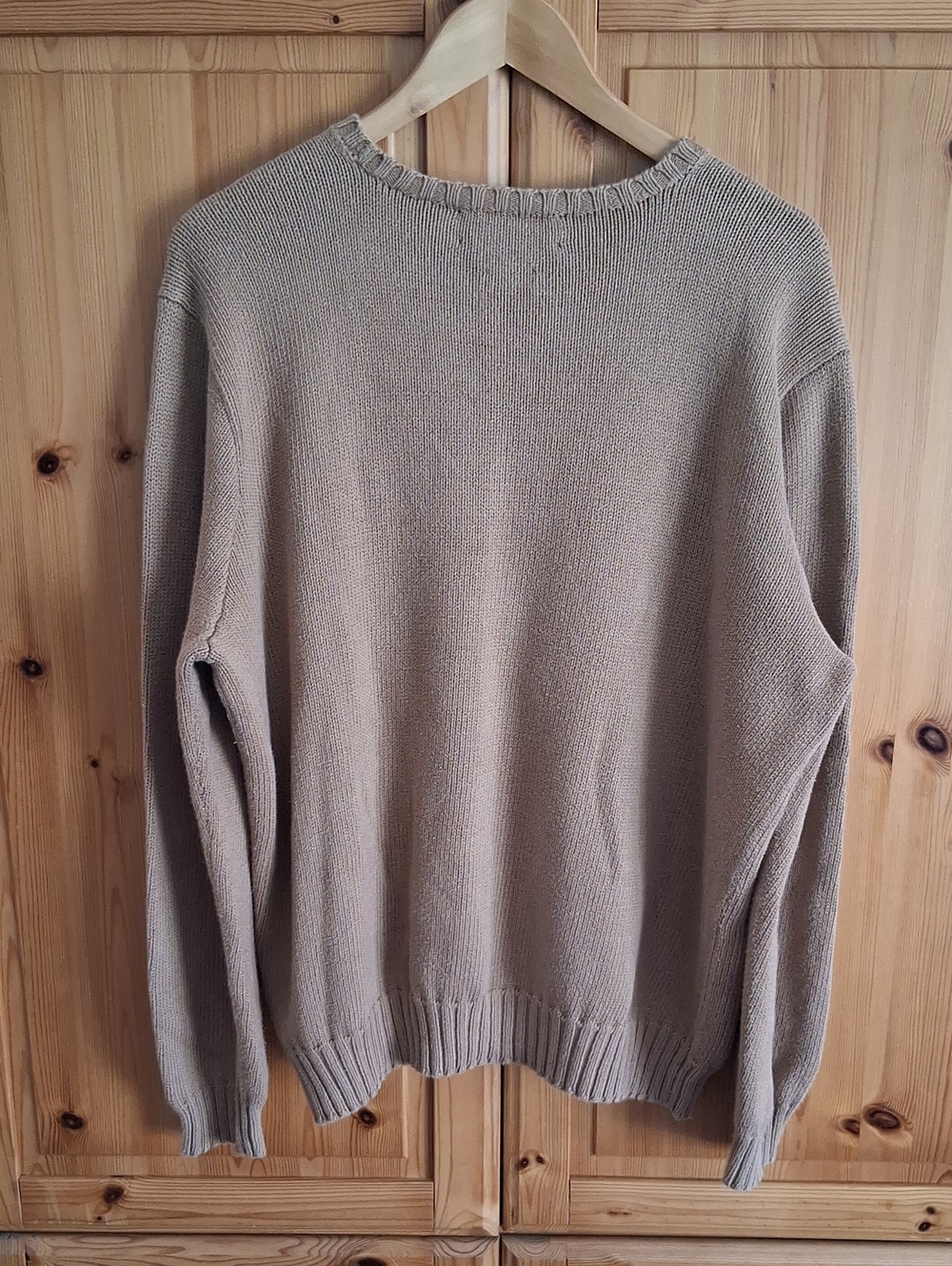 Polo by Ralph Lauren Camel Preppy Classic Crewneck Sweater Size XL - Picture 5 of 6